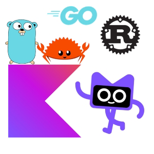 Go Rust Kotlin