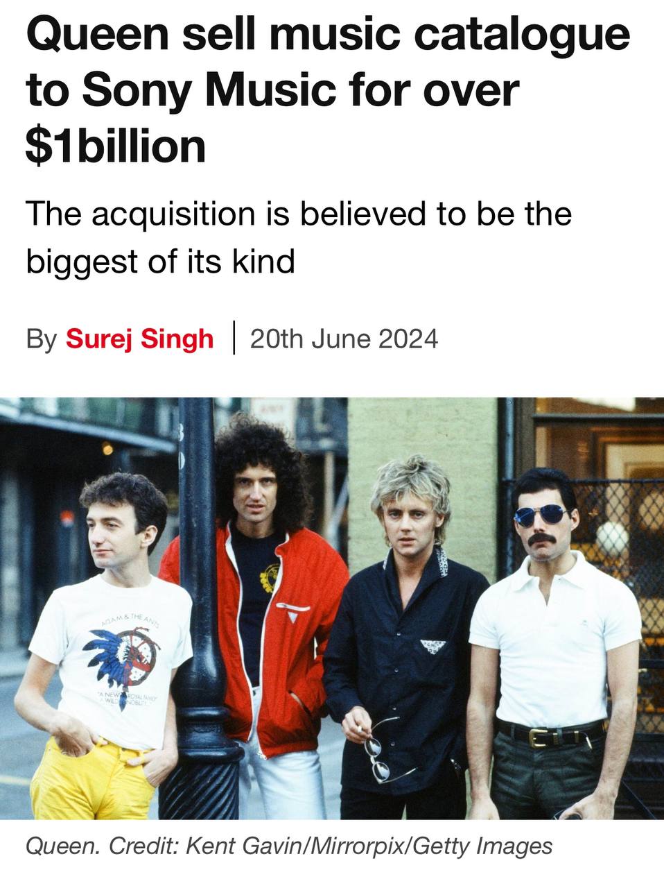 Sony решила короноваться по-королевски, отхватив весь каталог Queen за космический миллиард фунтов. Это не просто сделка, а настоящий рок-н-ролльный переворот в мире музыкального бизнеса | Сетка — социальная сеть от hh.ru
