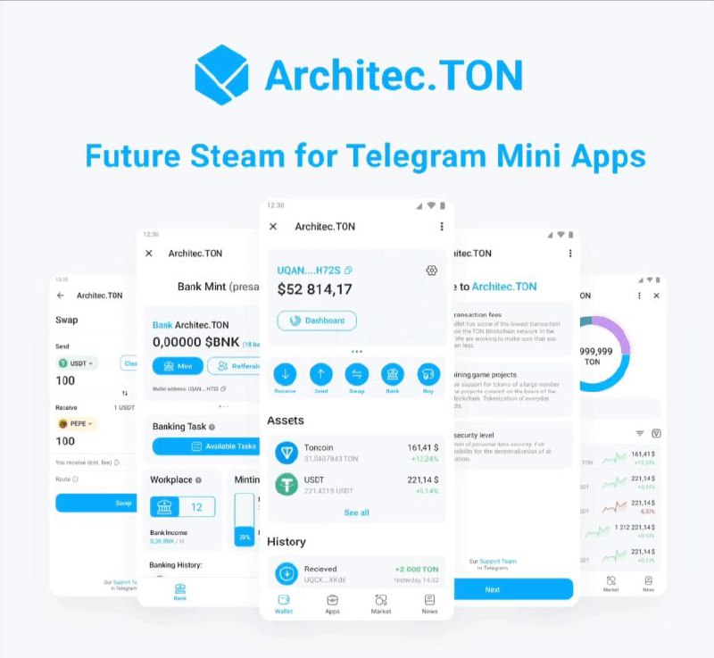 Что такое Architec.ton?
Architec.ton — это уникальная платформа цифрового распространения игровых Mini Apps Telegram во всём мире | Сетка — социальная сеть от hh.ru