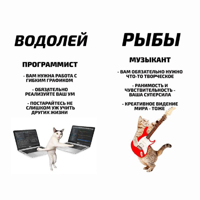 Узнай профессию по знаку зодиака.
@kusok\digital | Сетка — социальная сеть от hh.ru