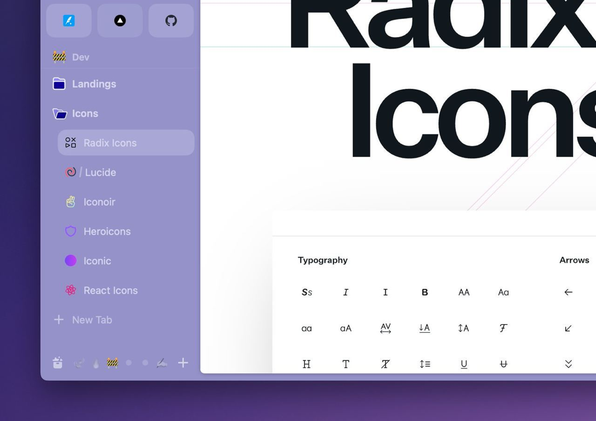 Подборка библиотек иконок для ваших проектов:
✦ iconic.app
✦ iconoir.com
✦ heroicons.com
✦ lucide.dev/icons
✦ icons.radix-ui.com
✦ flowbite.com/icons
✦ react-icons.github.io/react-icons/ | Сетка — социальная сеть от hh.ru