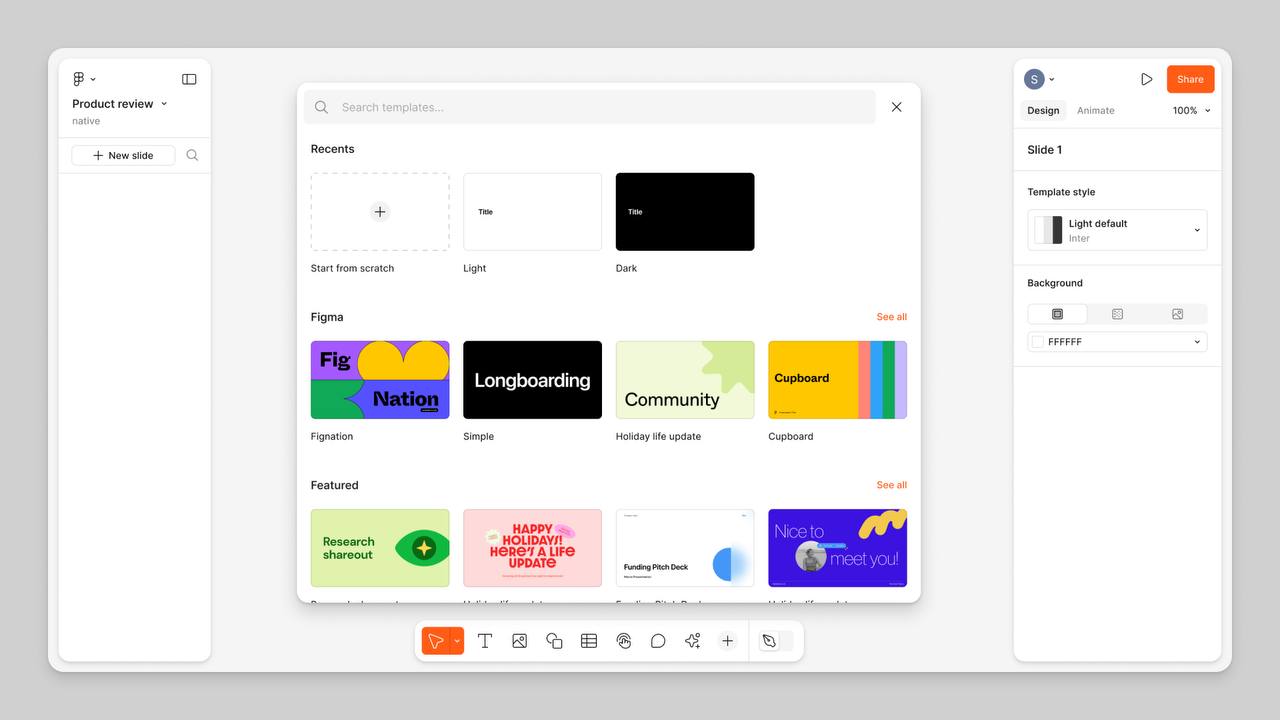В Figma готовят серьезные обновления! 🚀
На конференции Config 2024 показали следующее:


Проведен масштабный редизайн интерфейса, изменены панели навигации и многое другое


Добавлен AI-функционал, ко... | Сетка — социальная сеть от hh.ru