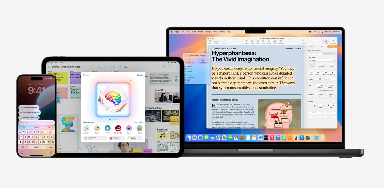 🍎ИИ для всех нас
Прошло почти 2 недели с презентации ВВДС, где Яблочки показали калькулятор для Айпада и интеграцию АИ в свои устройства | Сетка — социальная сеть от hh.ru