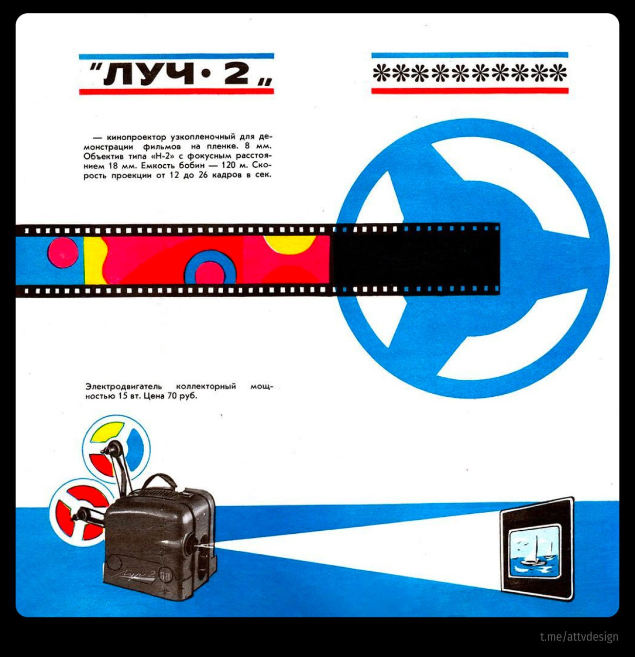 📺 #РетроСубботник
Луч-2
#кинопроектор #ретро #реклама | Сетка — социальная сеть от hh.ru