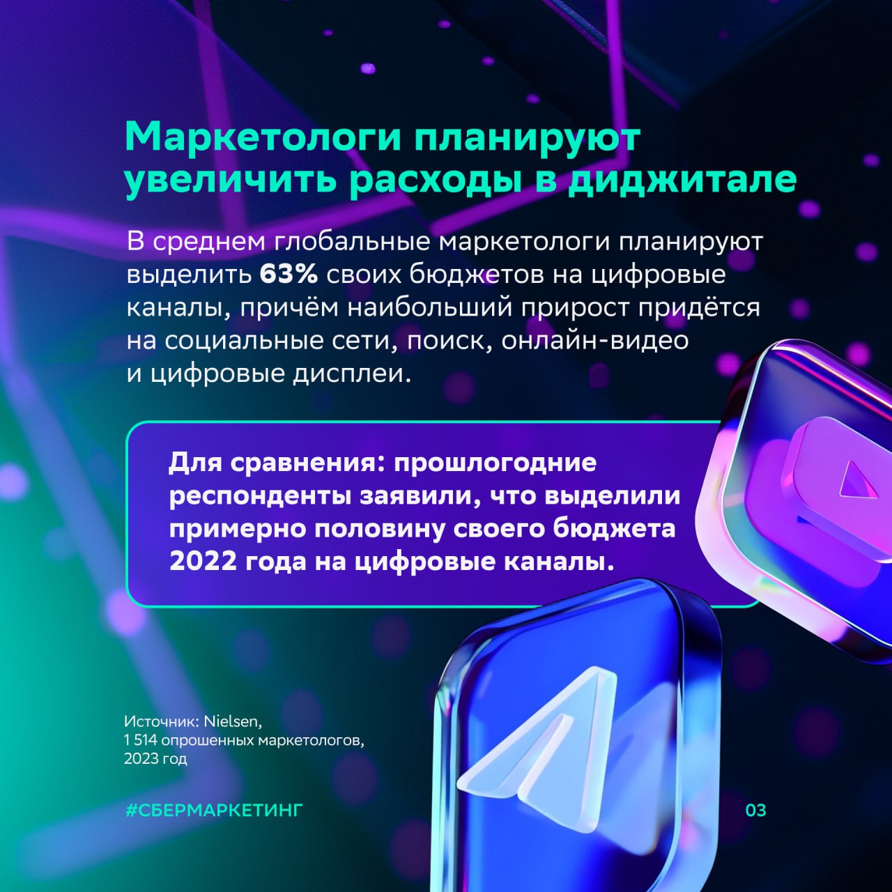 ⚡️ Nielsen: Тренды маркетинговых стратегий и измерения ROI в 2024 году
Источник: @sbermarketing
#тренды
MEDIA RESEARCHERS | Сетка — социальная сеть от hh.ru