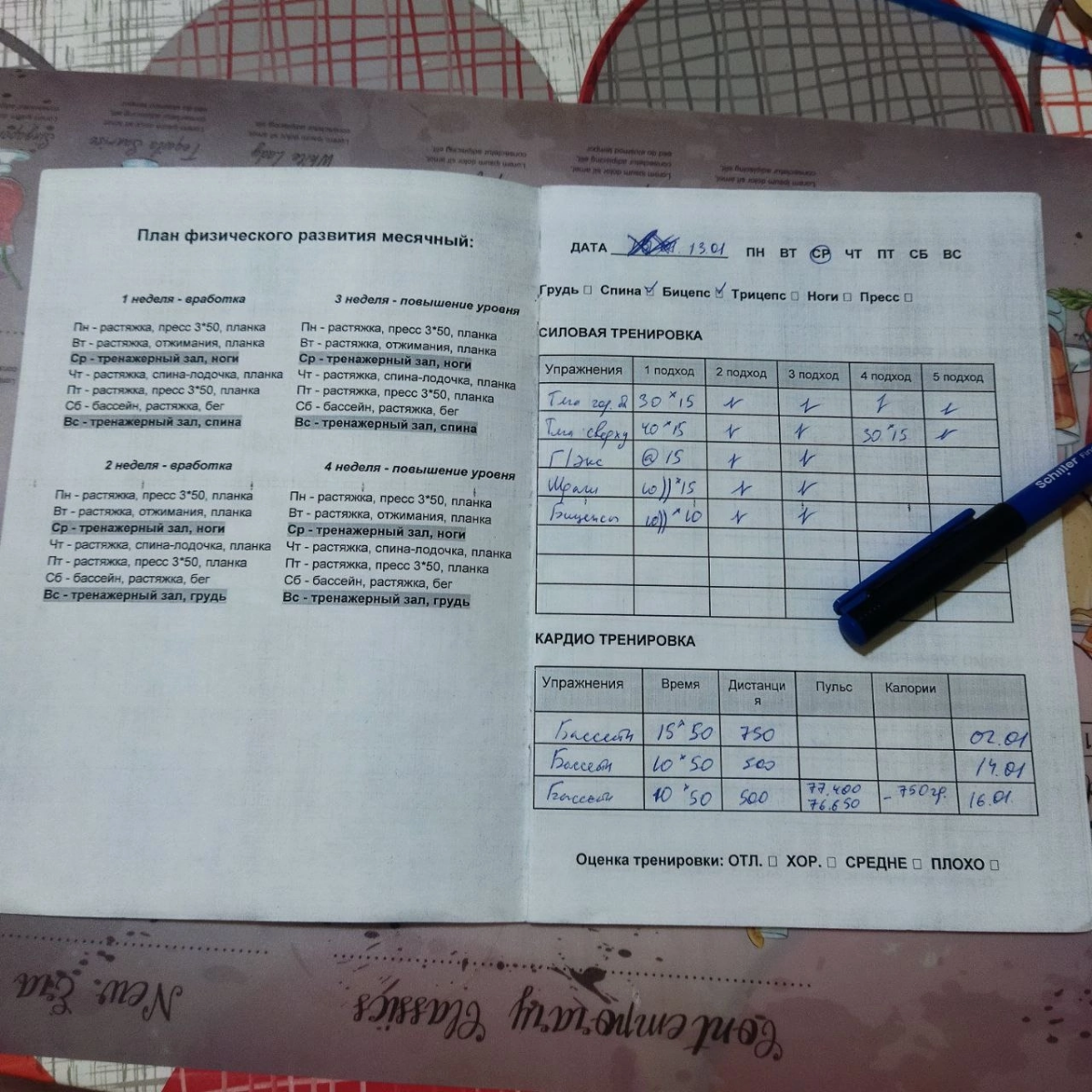 Самоотчет за июнь. А где-то и за 1-е полугодие.
1. Здоровье.
Это самый серьёзный блок работы над собой.

За 6 месяцев снизил вес с 77,8 до 74,4 кг (т.е. на 3,4 кг) | Сетка — социальная сеть от hh.ru