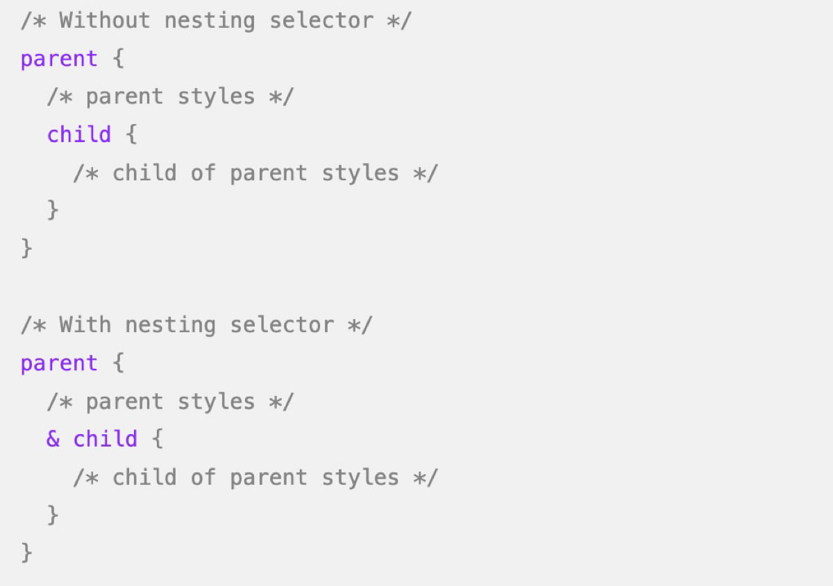 CSS Nesting - прощай .less? | Сетка — социальная сеть от hh.ru