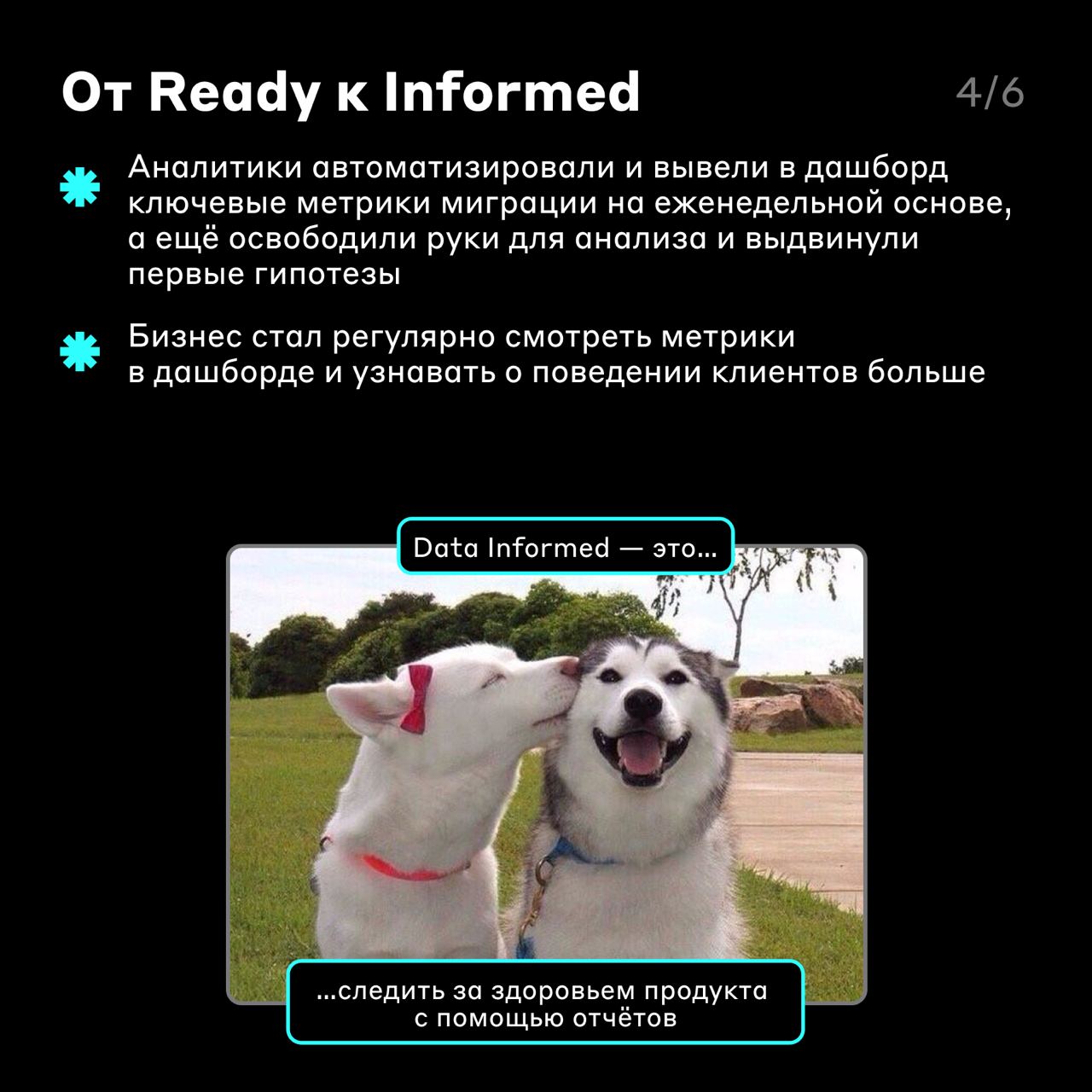 Путь аналитической зрелости одного процесса 🚶‍♀️
Мы упоминали в своих постах Data Driven-подход — он помогает команде принимать решения на основе данных, чтобы создавать лучшие продукты | Сетка — социальная сеть от hh.ru