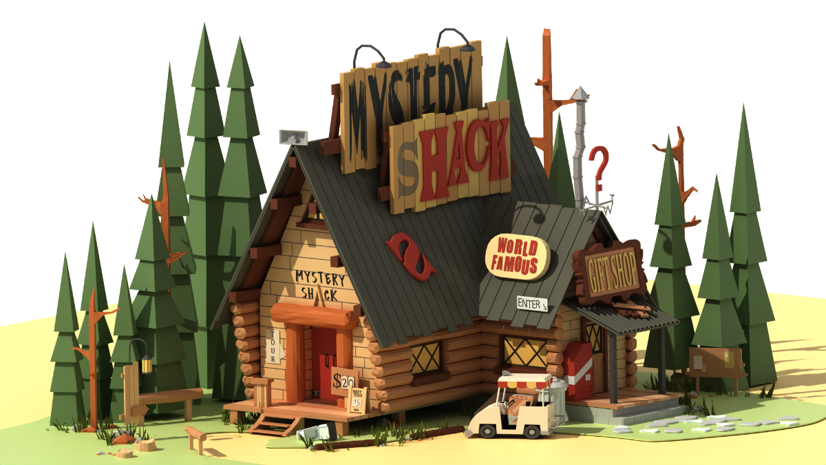 Mystery shack's или первые самостоятельные работы по рефам | Сетка — социальная сеть от hh.ru