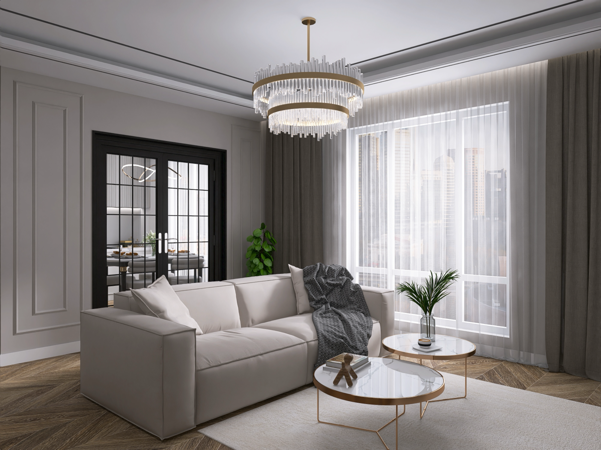 Гостиная в стиле неоклассики. | Сетка — социальная сеть от hh.ru