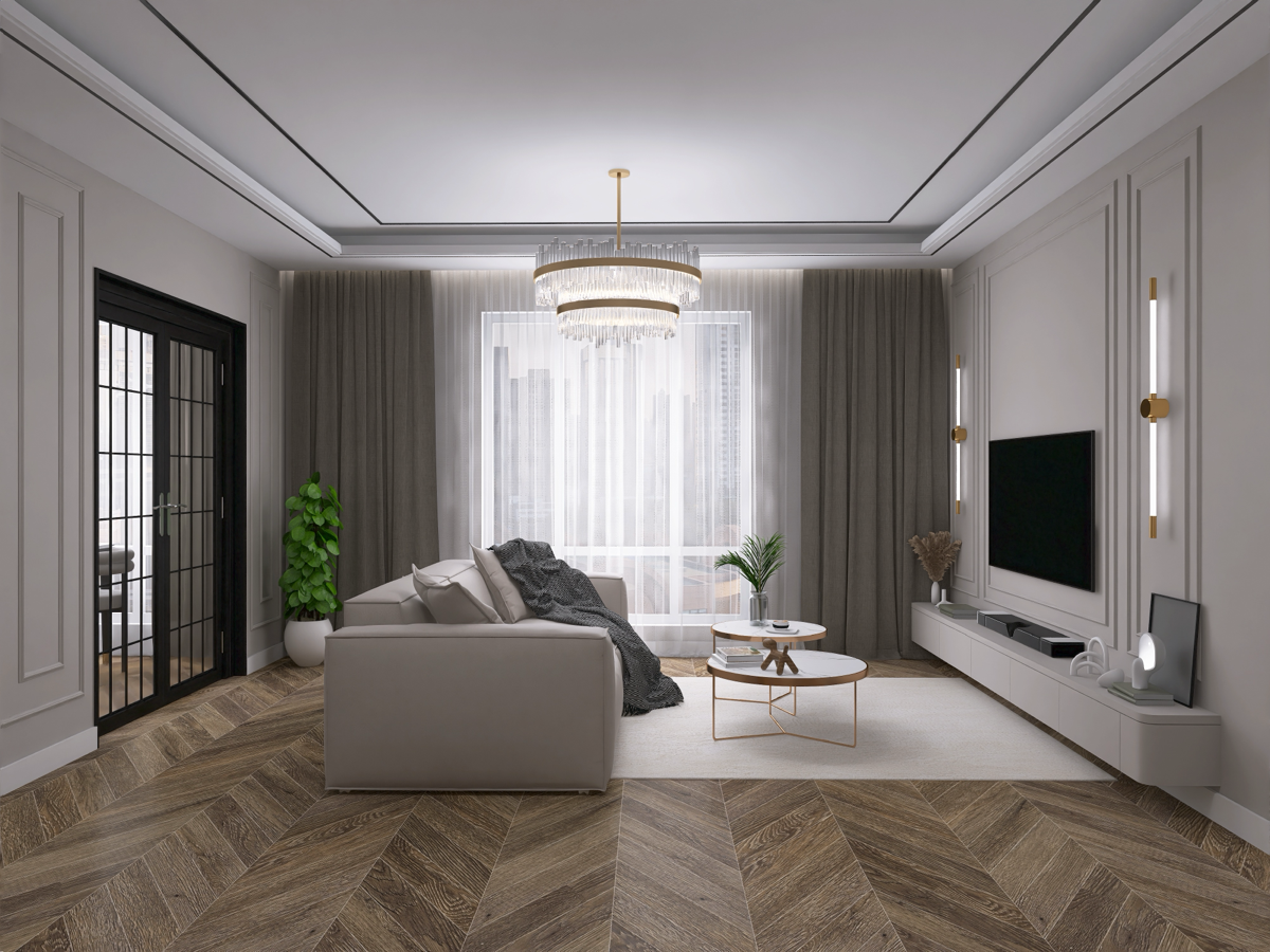 Гостиная в стиле неоклассики. | Сетка — социальная сеть от hh.ru