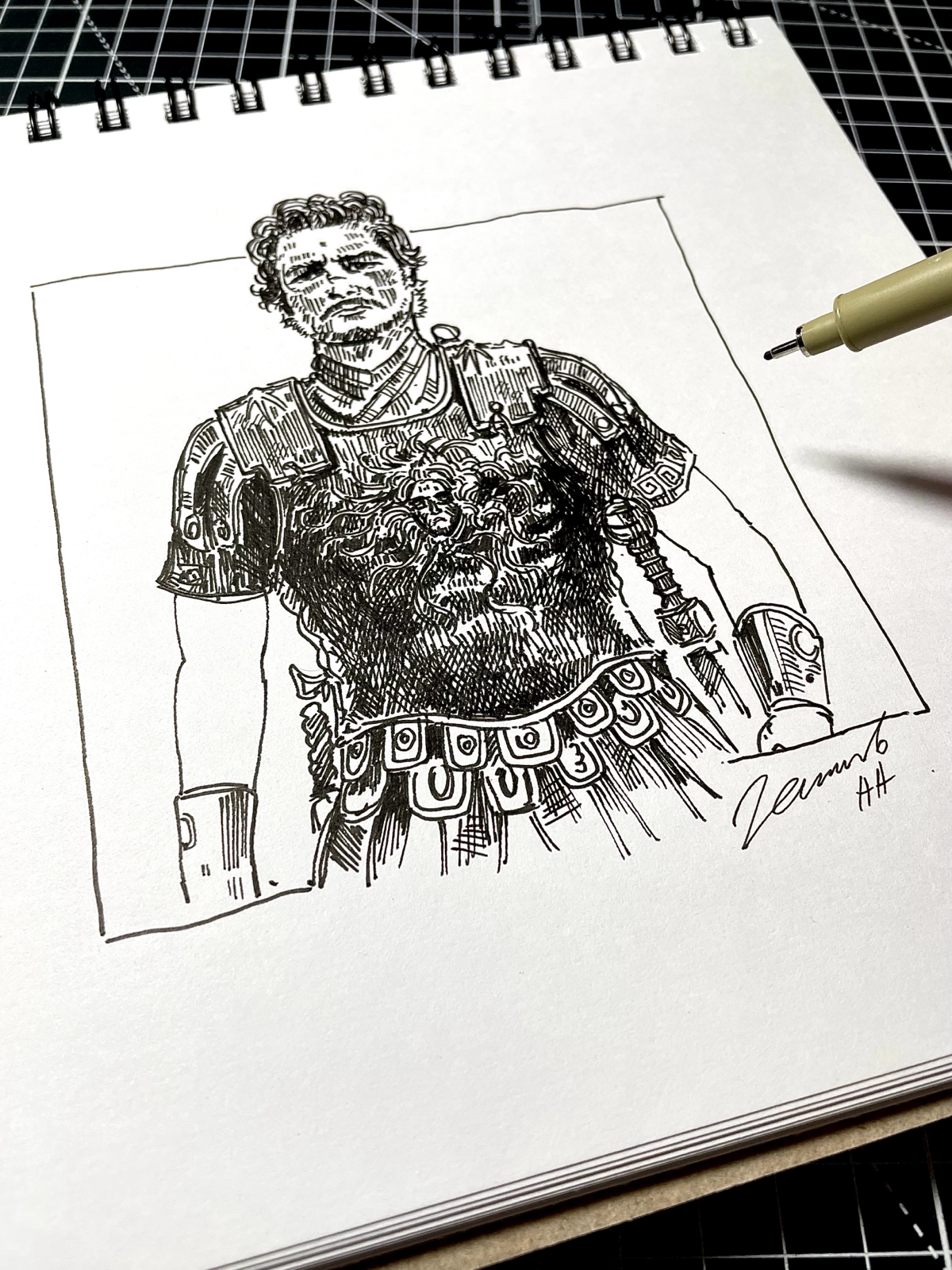 В ожидании Гладиатора
#рисунок #иллюстрация #кино | Сетка — социальная сеть от hh.ru