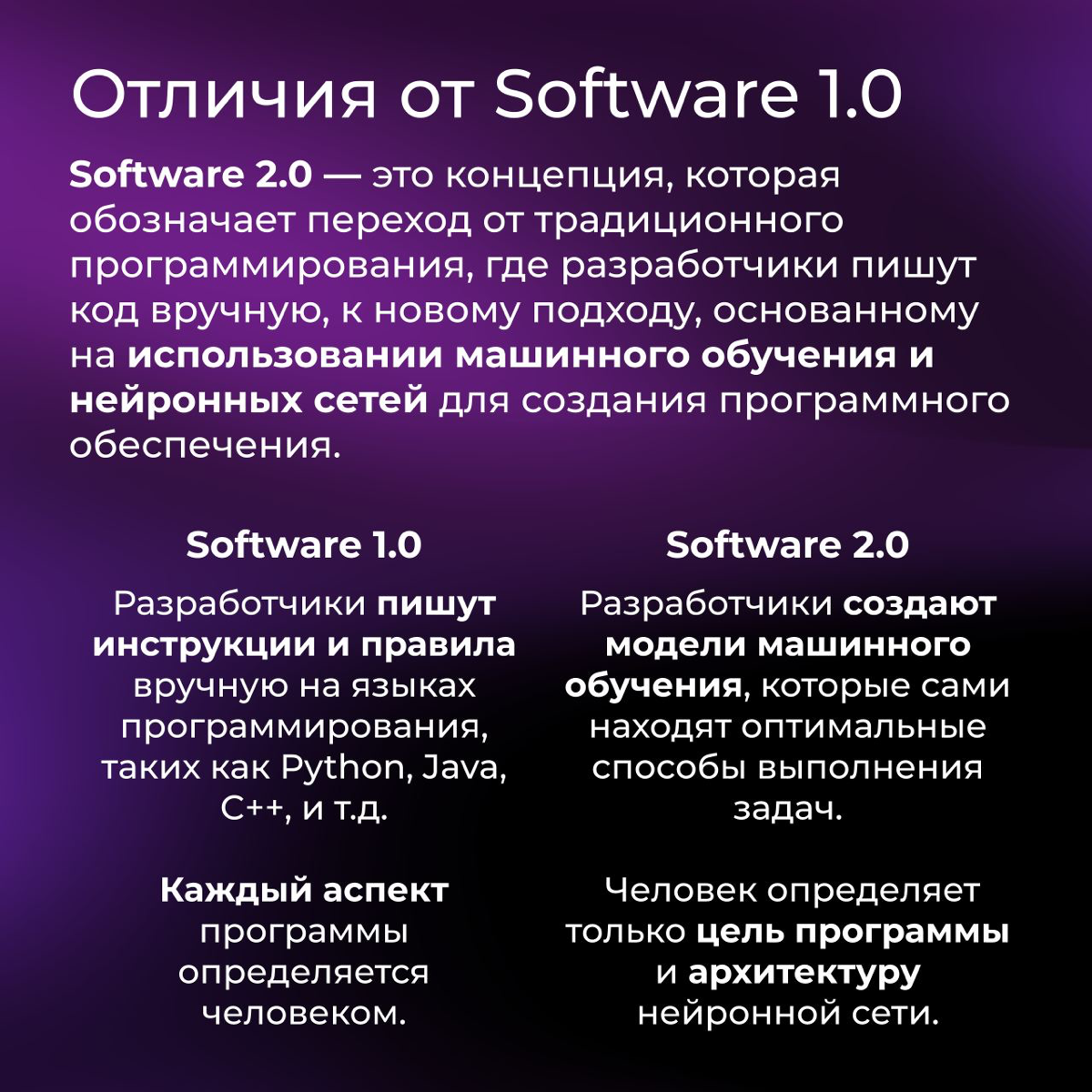 Software 2.0 - а что вы слышали про 0.1 и при чем здесь ИИ? | Сетка — социальная сеть от hh.ru