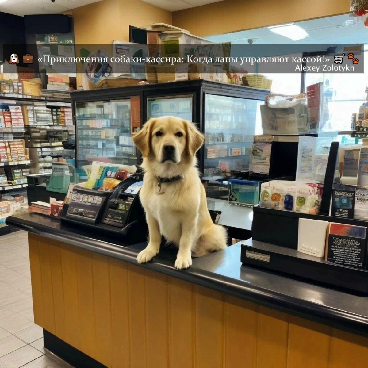 🐶💼 «Приключения собаки-кассира: Когда лапы управляют кассой!» 🛒🐾
#Юмор | Сетка — социальная сеть от hh.ru