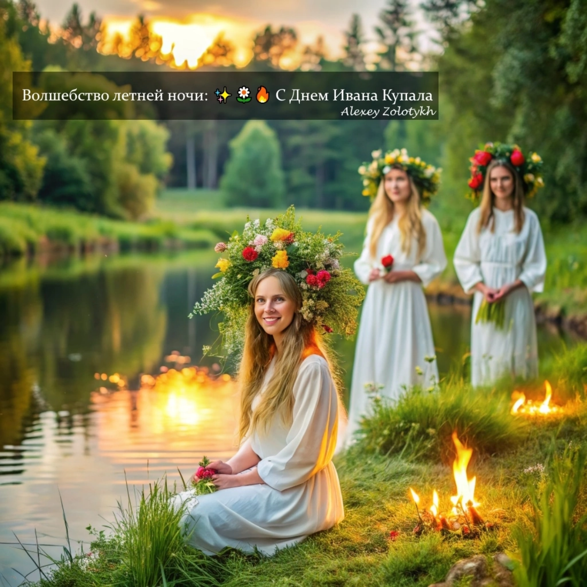 Волшебство летней ночи: ✨🌿🔥 С Днем Ивана Купала!
#иванкупала | Сетка — социальная сеть от hh.ru