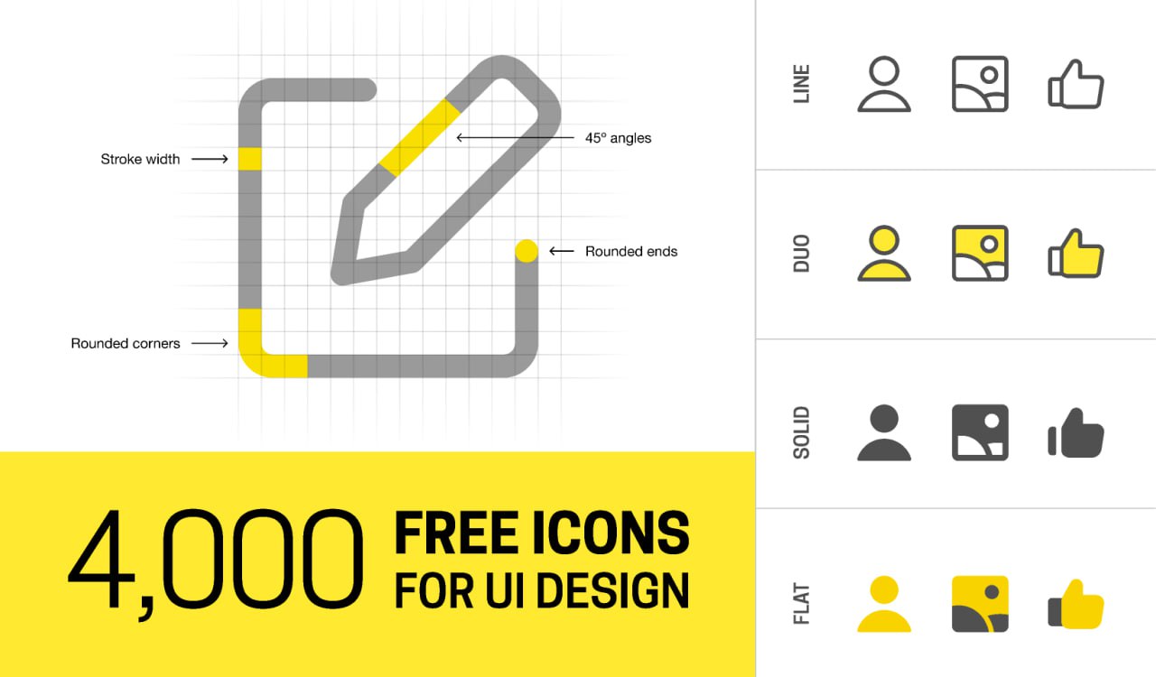 #иконки #ресурсы #дизайн #figma
📱 Open Source Icon
4000 бесплатных иконок в нескольких стилях:
Line | Solid | Duo | Flat
📱 Odiz | Telegram | Сетка — социальная сеть от hh.ru