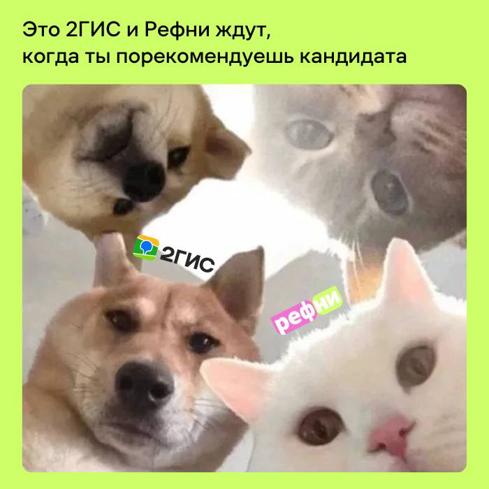 Кто молодцы? Вы молодцы 💜
А теперь раскрываем карты: получите вознаграждение 150 000 ₽ за рекомендацию Golang Engineer'a в 2ГИС (Отелло) — сервис бронирования отелей🔥
Подробнее о вакансии
🫳 здесь 🫳 | Сетка — социальная сеть от hh.ru