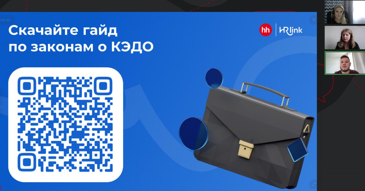 Провели с коллегами из Hrlink классный вебинар по теме «Взаимоотношения с внештатниками и ЭДО» | Сетка — социальная сеть от hh.ru