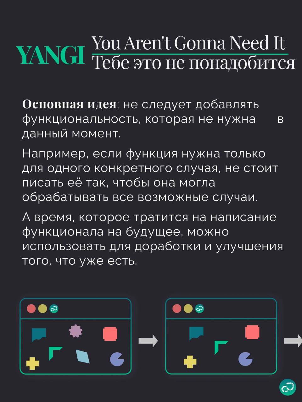 3 принципа хорошего кода
⚡️ Забустить канал  🚀 | Сетка — социальная сеть от hh.ru