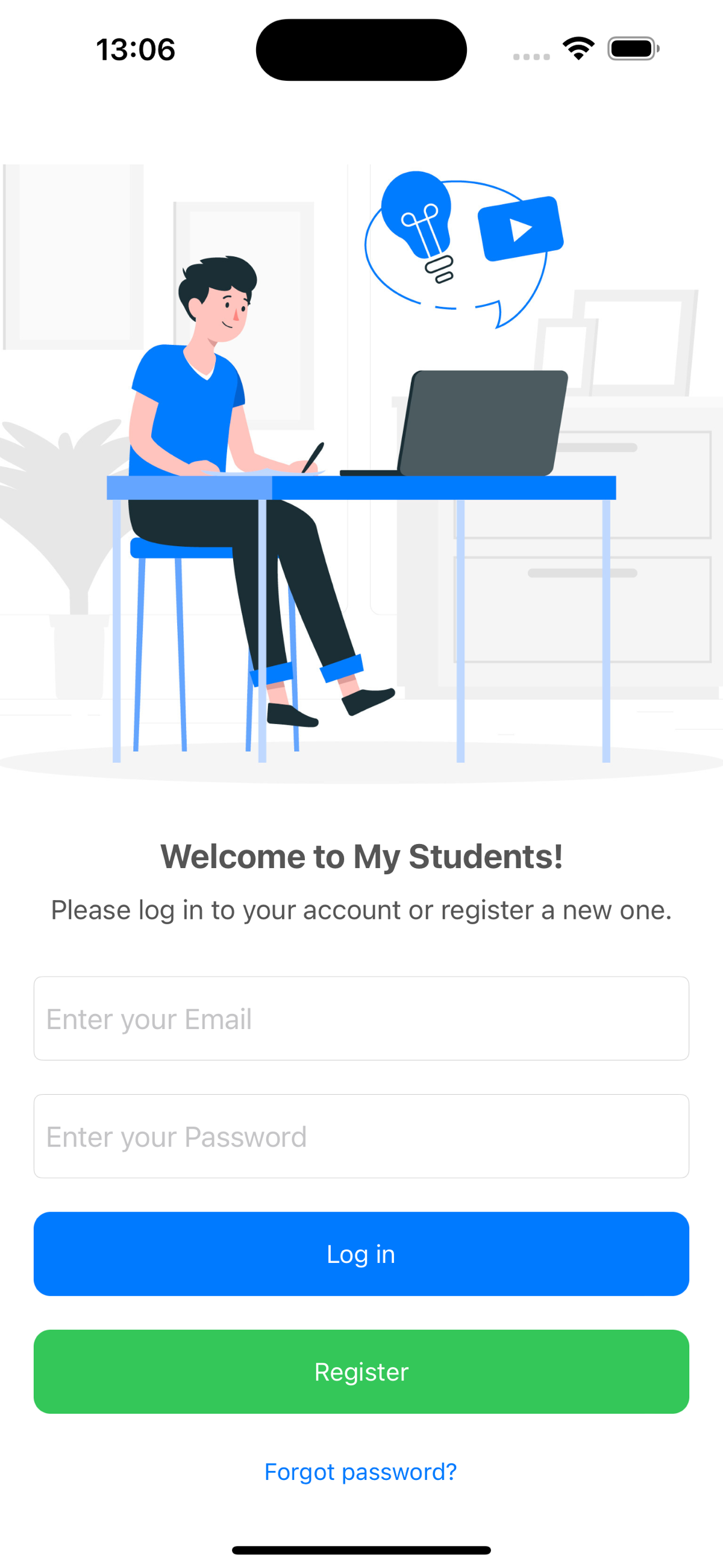 🌟 Today's Accomplishments 🌟
🚀 Login & Registration Enhancements:
Implemented a welcoming UI with SnapKit.
Integrated Firebase Authentication for secure login and registration | Сетка — социальная сеть от hh.ru