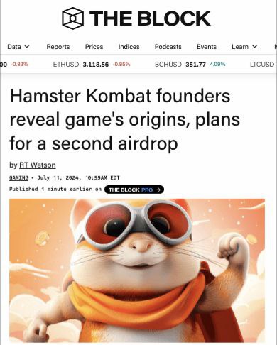 The Block опубликовали интервью основателей Hamster Kombat | Сетка — социальная сеть от hh.ru