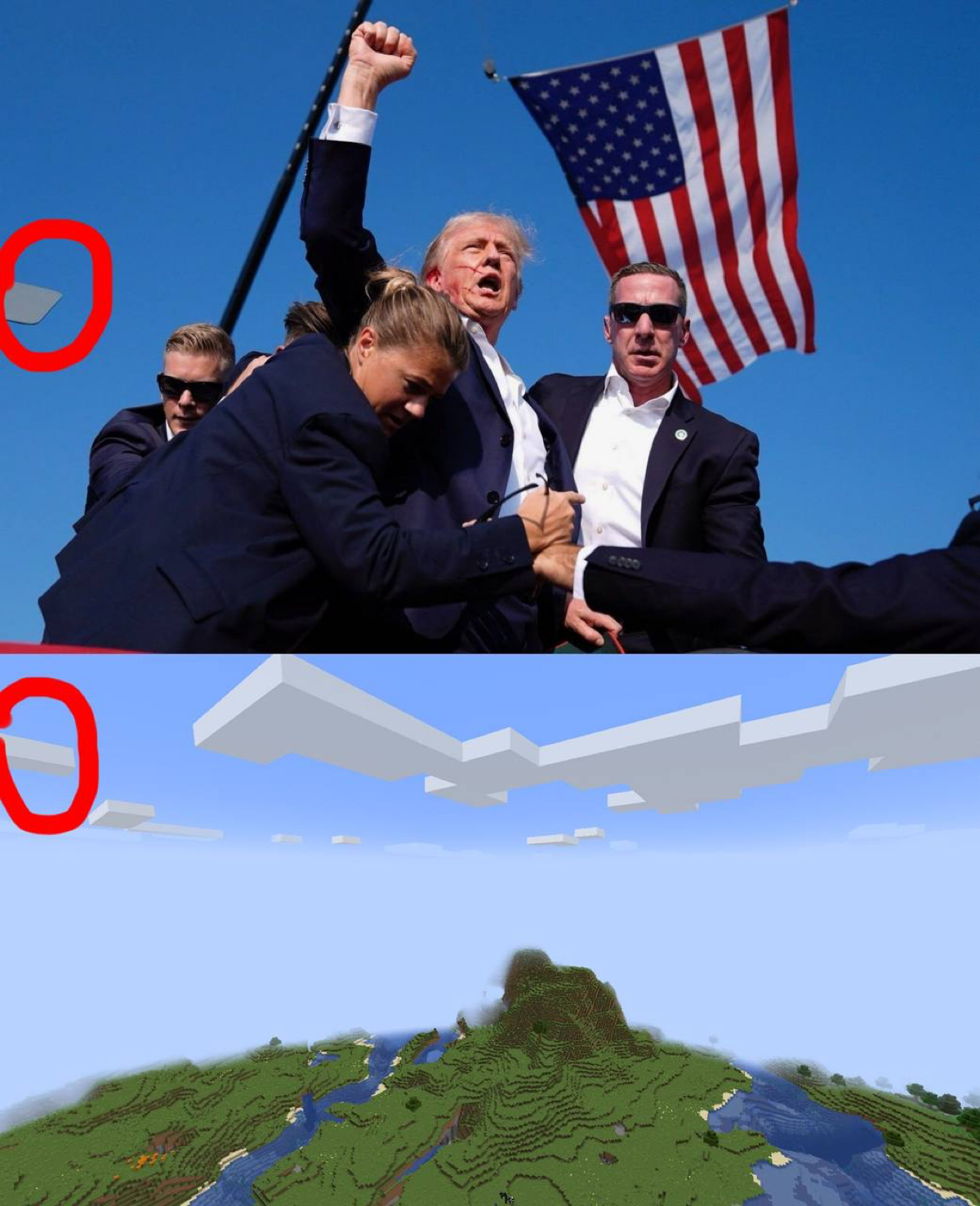 Собрал самые вирусные мемы на тему покушения на Трампа. Хайп дошел даже до 50cent, чью обложку переделали.
Покушения на убийство обыгрывают мемами. Мы живем в 21 веке… | Сетка — социальная сеть от hh.ru