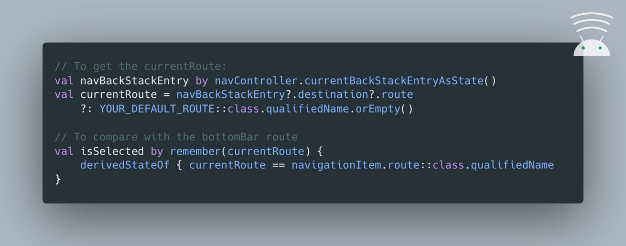 Инструкция (3м) как сделать Bottom Navigation типо безопасной (со строгими проверками в IDE и компиляторе) в Jetpack Compose Navigation для Android
#compose #навигация #jetpack | Сетка — социальная сеть от hh.ru