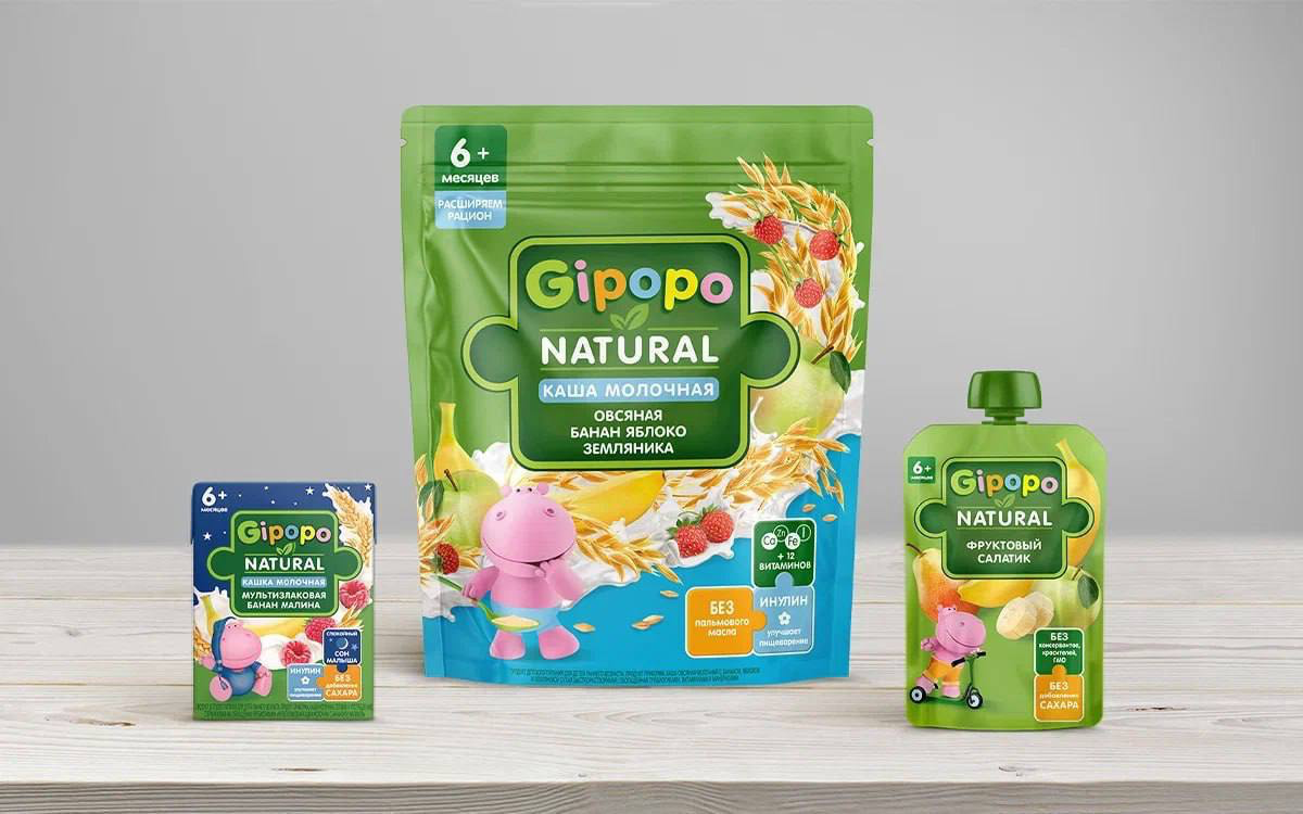 Детское питание от Heinz — всё. С сентября оно будет называться Gipopo.
За производство отвечает «Черноголовка». Она и делает Heinz последнее время.
Один из самых адекватных ребрендингов. | Сетка — социальная сеть от hh.ru