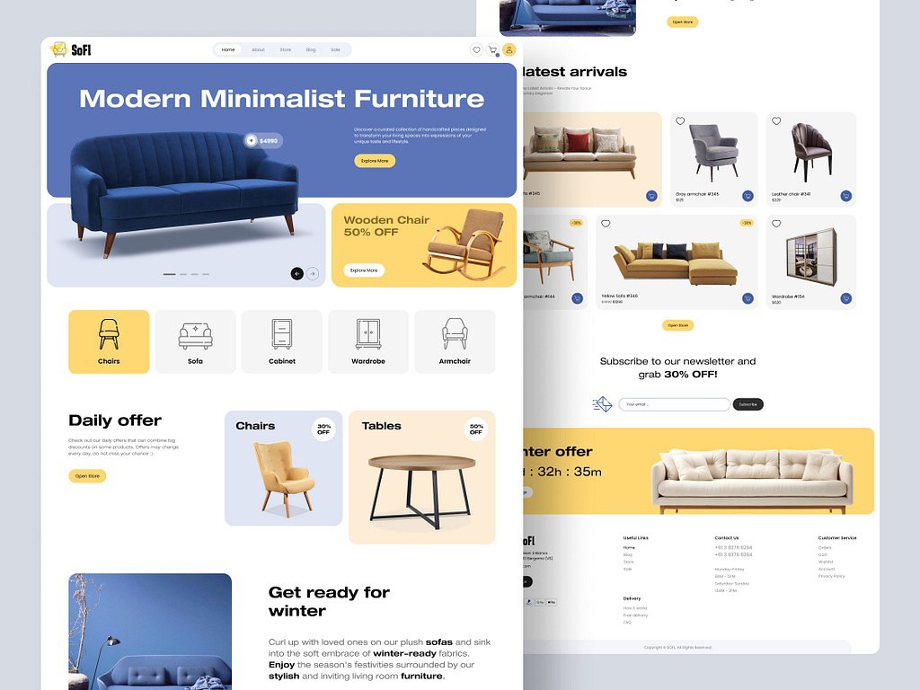 #вдохновение #web #дизайн #figma
Веб-дизайн от Usman A.
https://dribbble.com/hello1usman
Odiz | Telegram | Сетка — социальная сеть от hh.ru