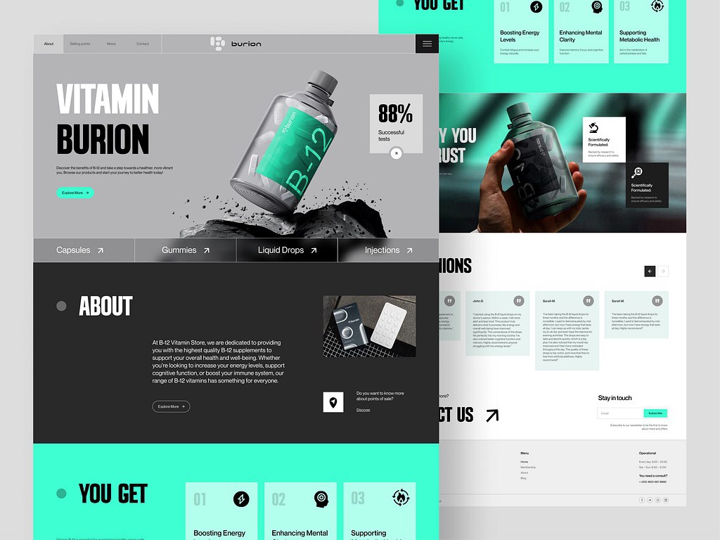 #вдохновение #web #дизайн #figma
Веб-дизайн от Usman A.
https://dribbble.com/hello1usman
Odiz | Telegram | Сетка — социальная сеть от hh.ru