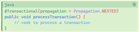 @Transactional - propagation (Области применения) | Сетка — социальная сеть от hh.ru