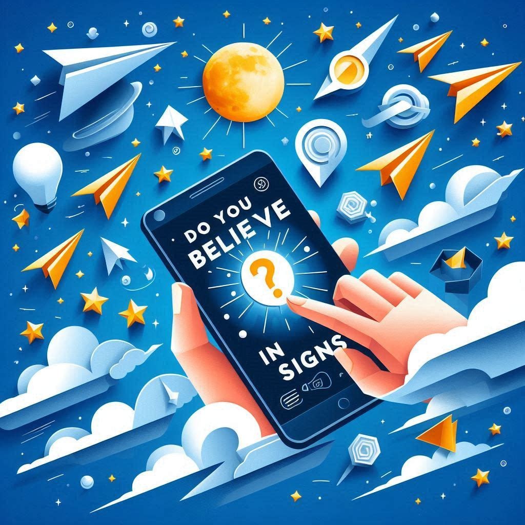 Верите ли вы в знаки?
Иногда в жизни случаются моменты, когда кажется, что сама вселенная даёт нам подсказки | Сетка — социальная сеть от hh.ru