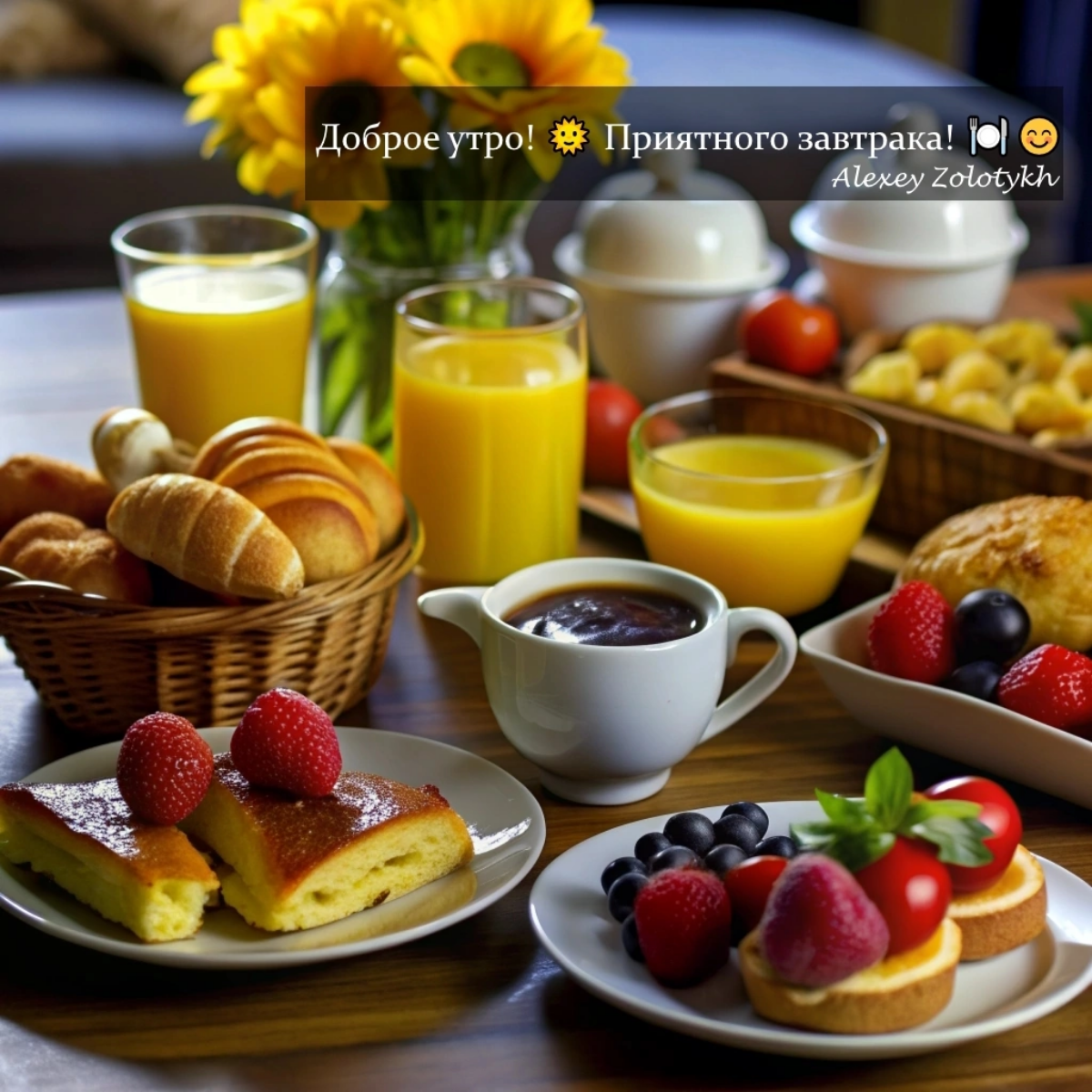 Доброе утро! 🌞 Приятного завтрака! 🍽️😊 | Сетка — социальная сеть от hh.ru