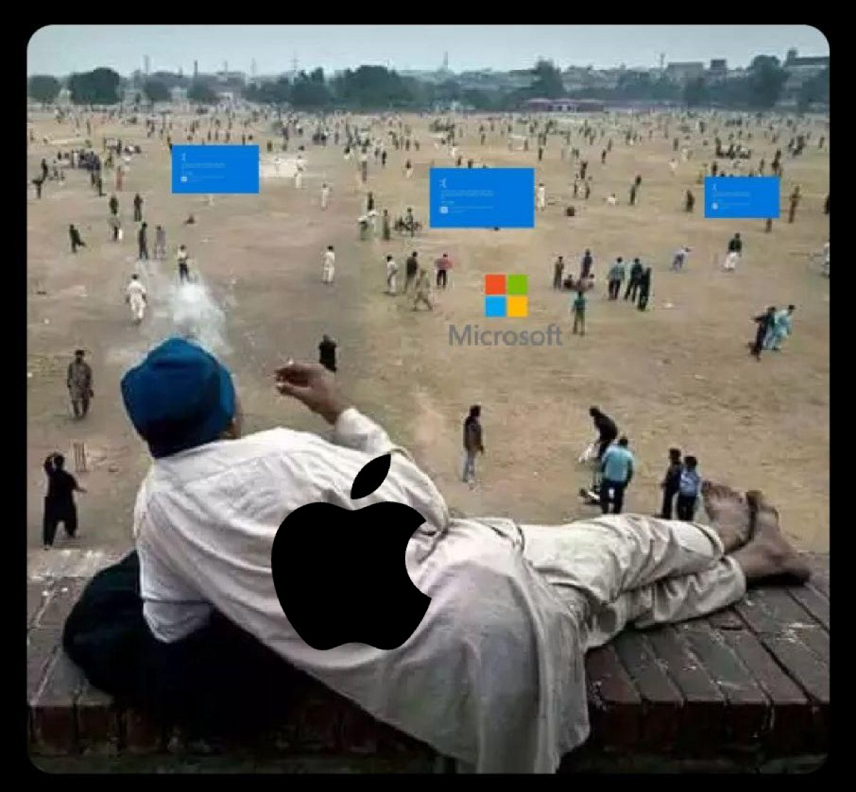 Пользователи мака и линукса сегодня такие: | Сетка — социальная сеть от hh.ru