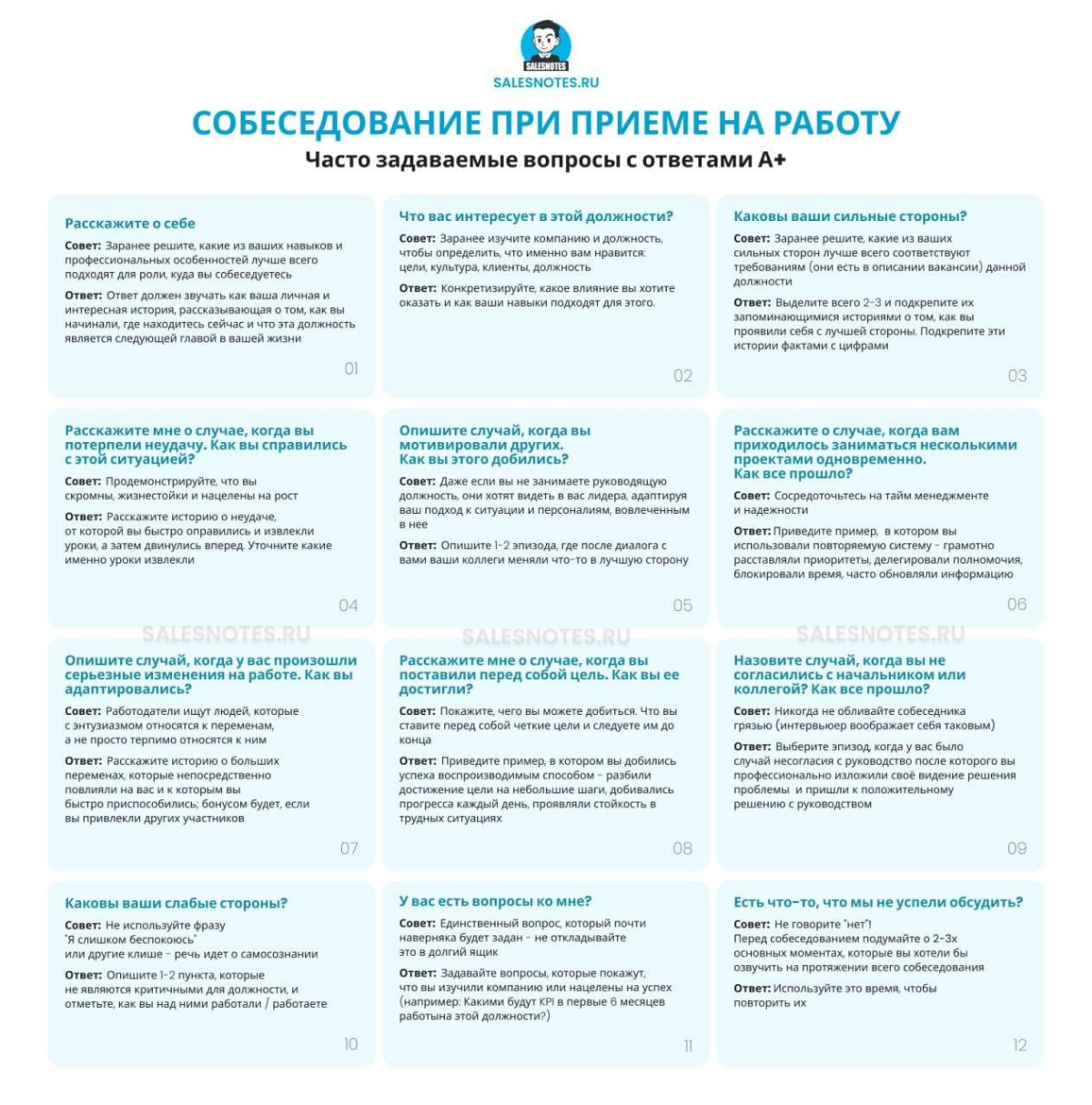 Шпаргалка общения с HR | Сетка — социальная сеть от hh.ru