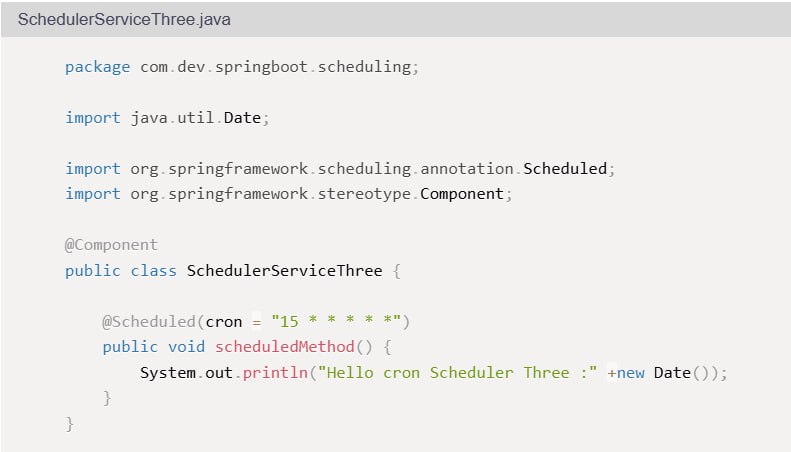 @Scheduled планировщик задач в Java Spring Boot | Сетка — социальная сеть от hh.ru