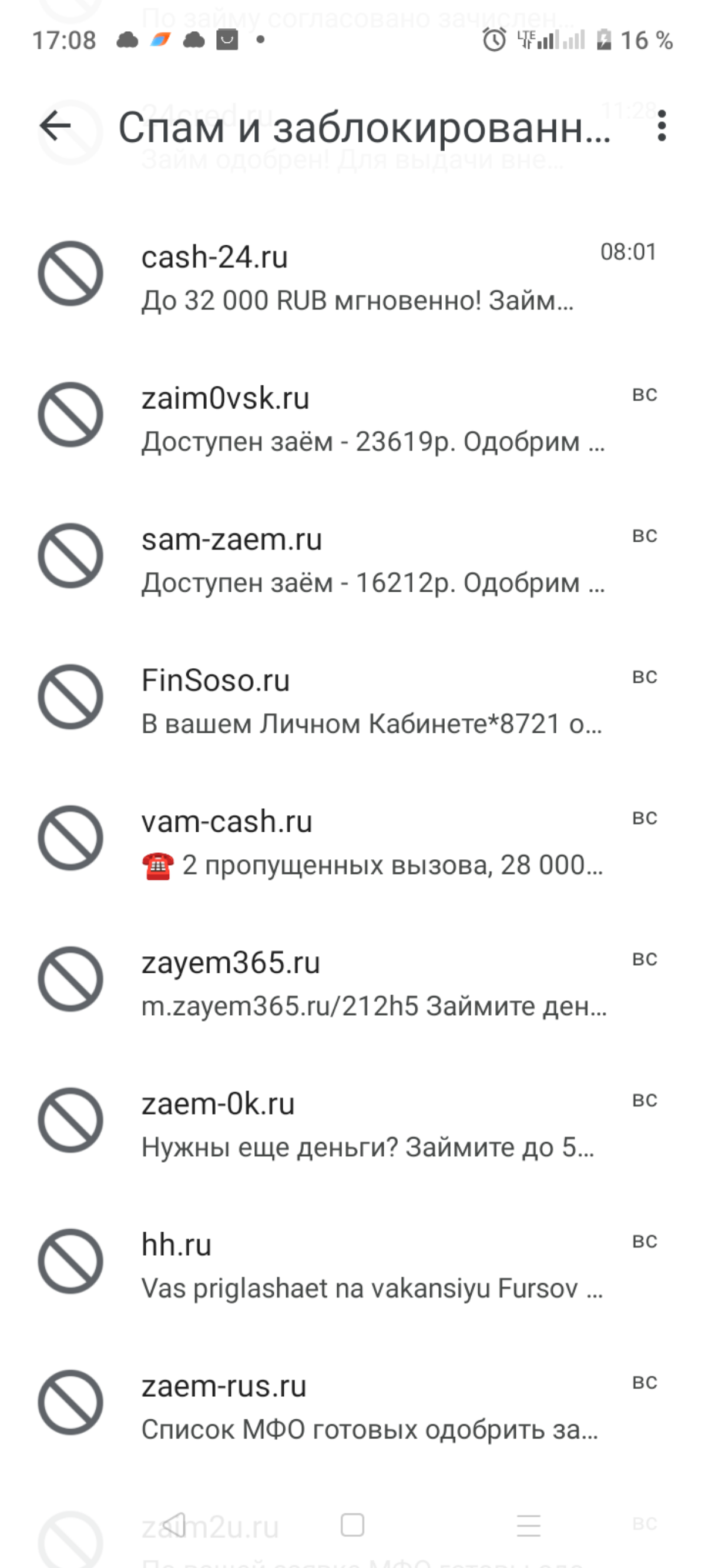 Список микрозаймовых контор после обращения в Альфа-банк | Сетка — социальная сеть от hh.ru