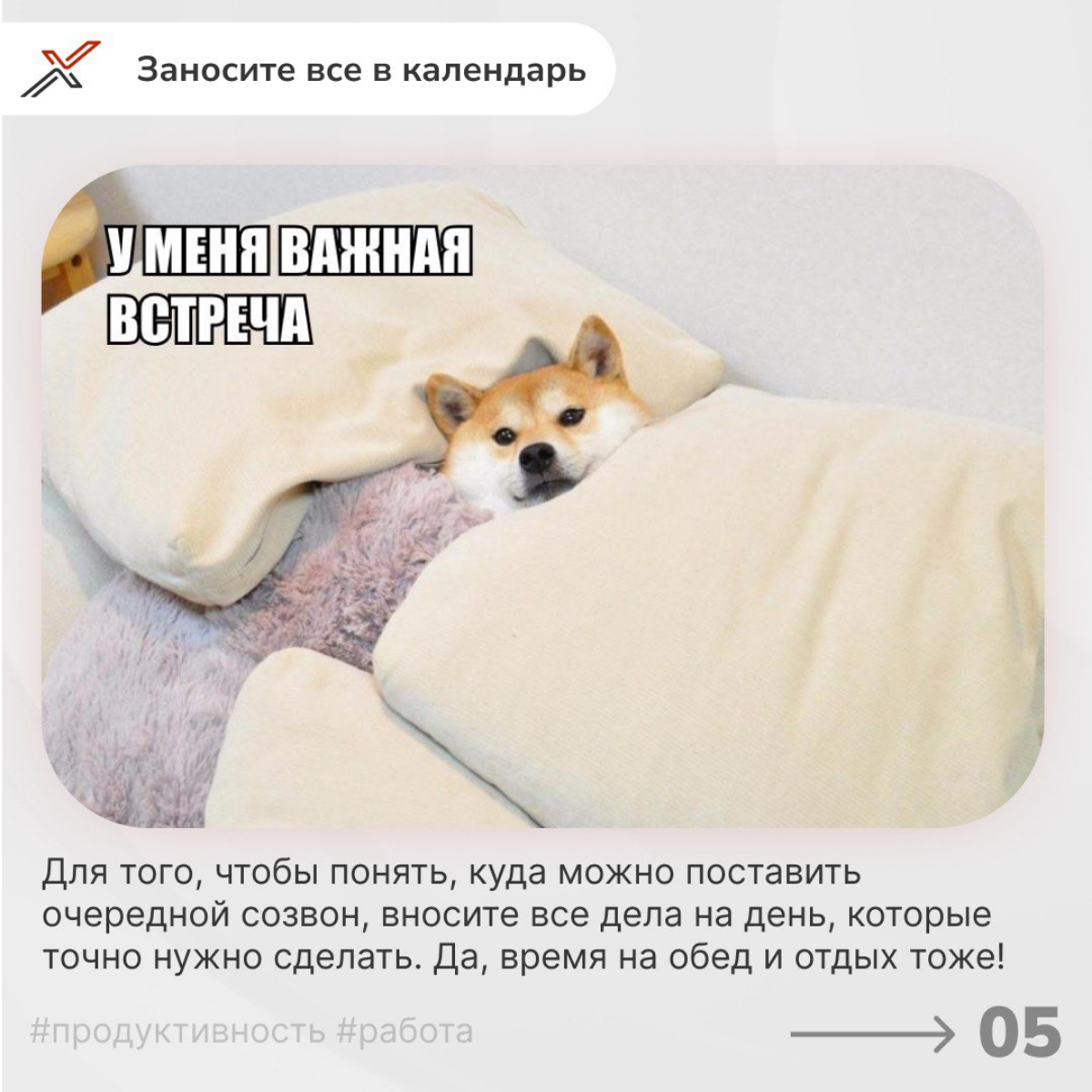 Место встречи изменить нельзя💼
Дни, заполненные бесконечными встречами, словно марафон — вроде бы во всех важных делах поучаствовал, но к обеду уже уставший, как после целого рабочего дня | Сетка — социальная сеть от hh.ru