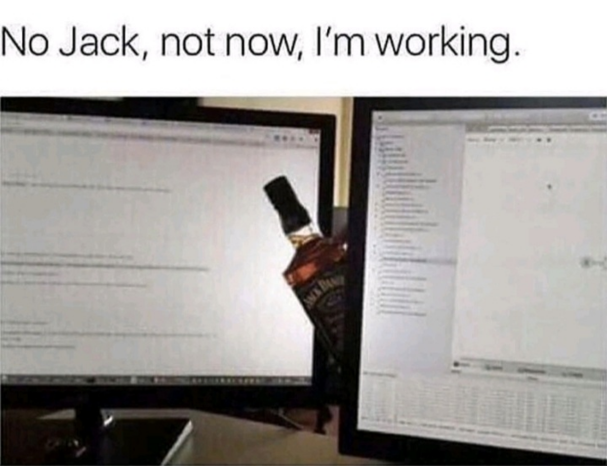 Ещё не пятница.
#mem #memes #мем #юмор #humor #jack #work | Сетка — социальная сеть от hh.ru
