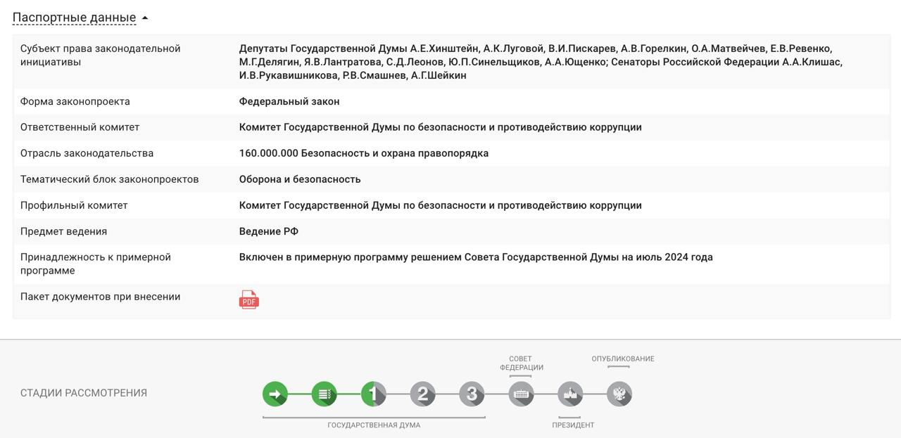 В первом чтении принят, ну дальше думаю тоже пойдёт без особых проблем. 
Кто хотел успеть купить/продать рекламы в Инсте, успевайте, пока за это не штрафуют) | Сетка — социальная сеть от hh.ru