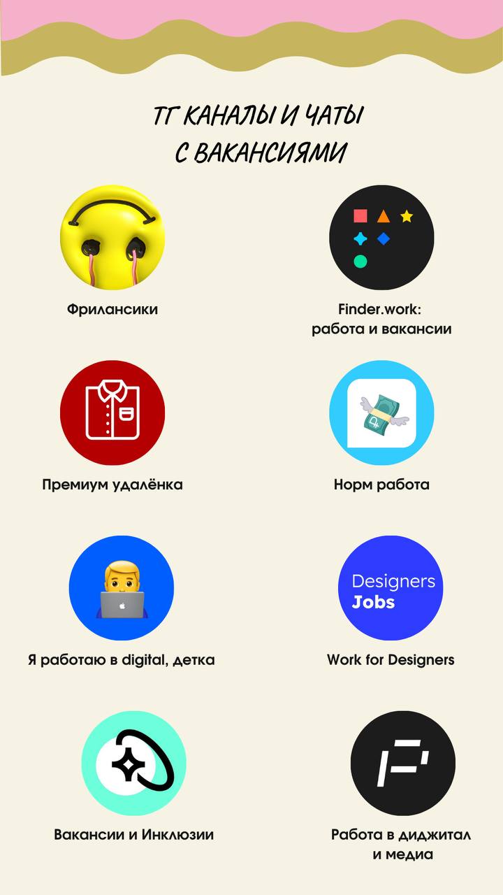 Где искать работу? 💻Когда начала работатьна фрилансе, я столкнулась с проблемой: А где мне искать работу? Опыта не так много, так что на бирже меня особо не ждут😞
Тогда я нашла эти тг каналы | Сетка — социальная сеть от hh.ru
