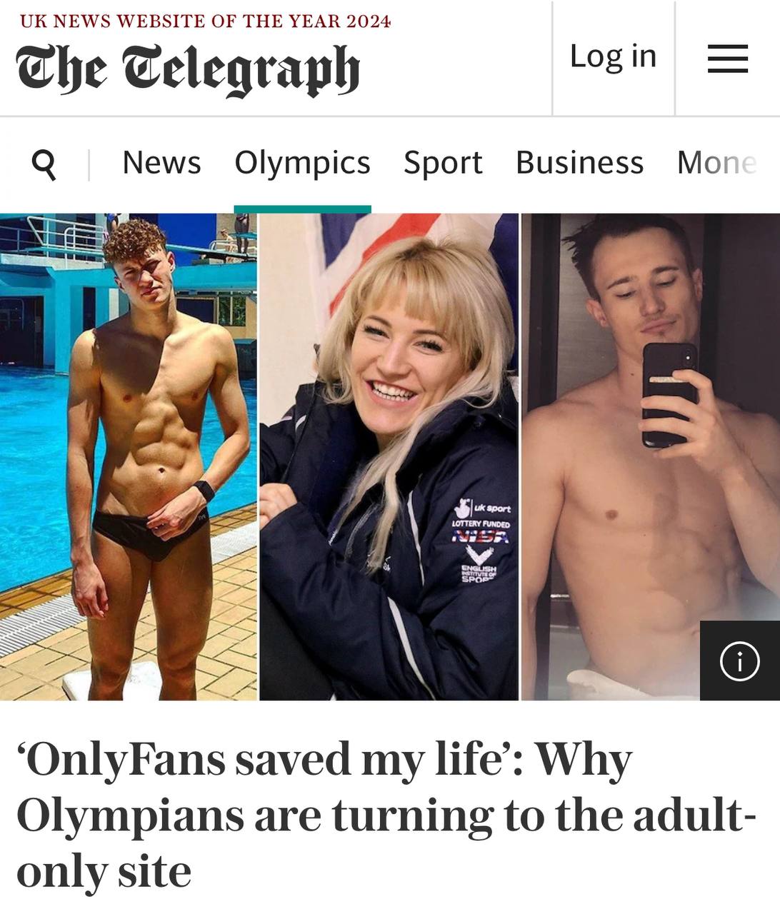 Шок: олимпийцы заводят аккаунты на OnlyFans, чтобы заработать | Сетка — социальная сеть от hh.ru