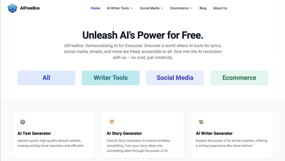 AIFreeBox —Помощник для контент-мейкеров.
Это бесплатная платформа с ии для различных социальных сетей и электронной коммерции | Сетка — социальная сеть от hh.ru