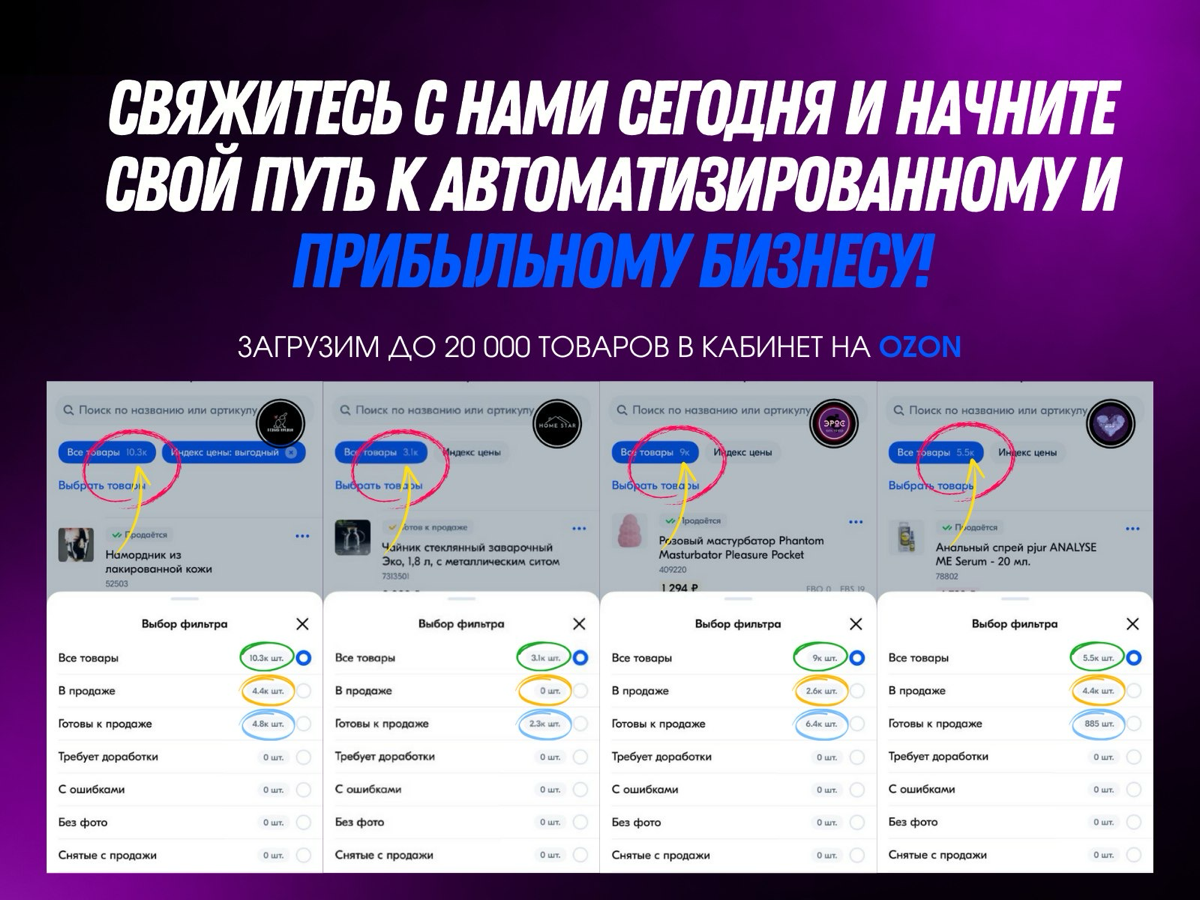 Поможем стать Seller-ом на площадке Ozon. | Сетка — социальная сеть от hh.ru