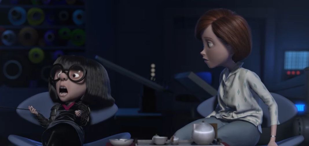 Наконец она, королева Суперсемейки 
У супер-дизайнера Эдны Мод дом как будто если бы Мис ван дер Рое делал Парфенон. Кстати, в артбуке было больше отсылок на руины коллосов во дворе и интерьере дома | Сетка — социальная сеть от hh.ru