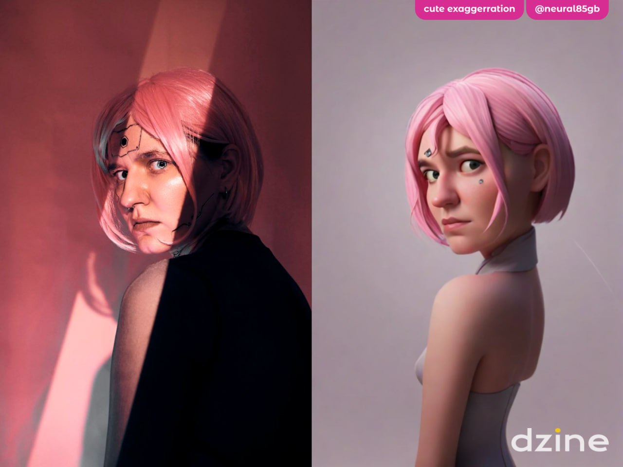 Еще один вариант для вас, если любите улучшать фото.
Сервис Dzine, кажется, создан специально для этого. Куча разных стилей, например — Cute Exaggerration, он делает фото шикарными! Посмотрите примеры | Сетка — социальная сеть от hh.ru