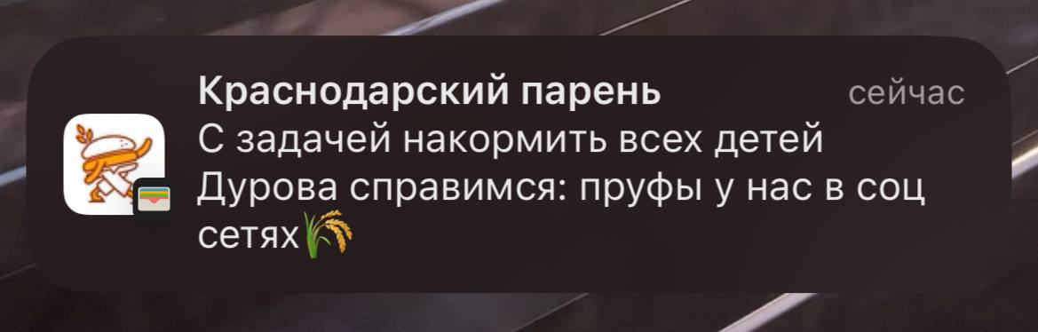 Даже бургерные в тему с потомками Дурова включились
Больше контента тут:
https://t.me/birzhbazar | Сетка — социальная сеть от hh.ru