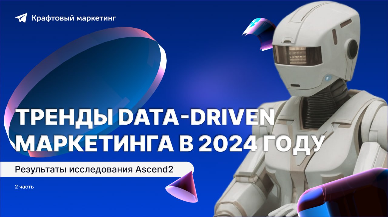 📂 Тренды data-driven маркетинга в 2024 году. Результаты исследования Ascend2. Часть 2 | Сетка — социальная сеть от hh.ru