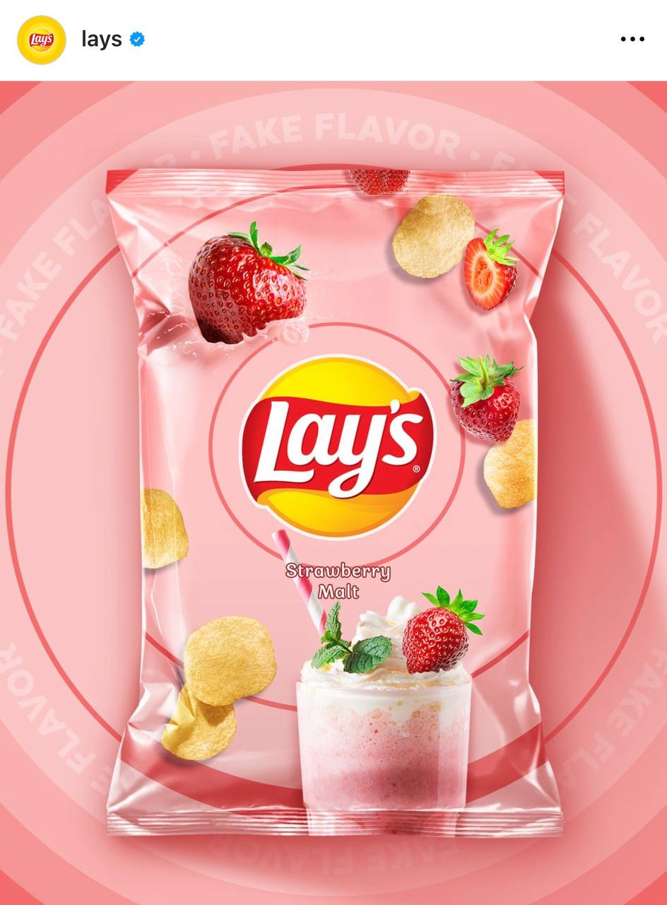 Аааа, Lay's дразнит концептом чипсов со вкусом клубничного коктейля со взбитыми сливками.
Выпустите это, пожалуйста.
🍕зумеры любят пиццу? | Сетка — социальная сеть от hh.ru
