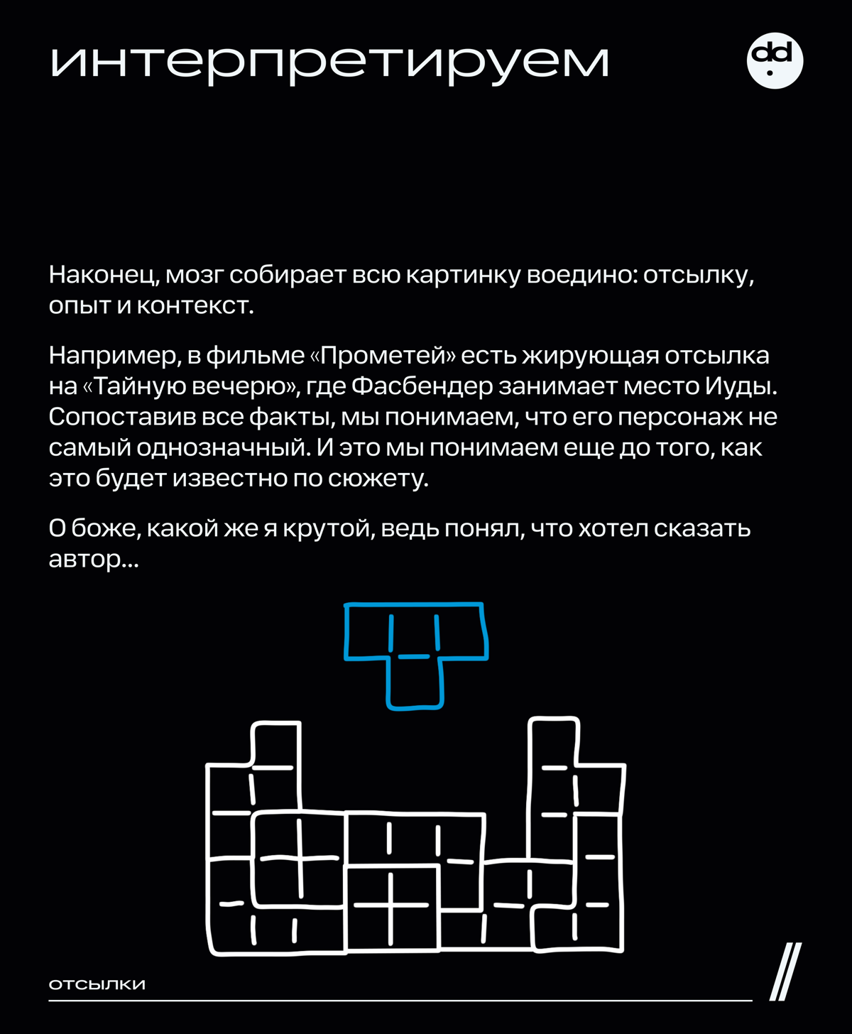 У меня зависимость, я отсылочный наркоман 💊
Если вы хоть раз читали мои посты, то наверняка заметили, что в тексте много отсылок. Да так много, что Набоков нервно курит в сторонке | Сетка — социальная сеть от hh.ru